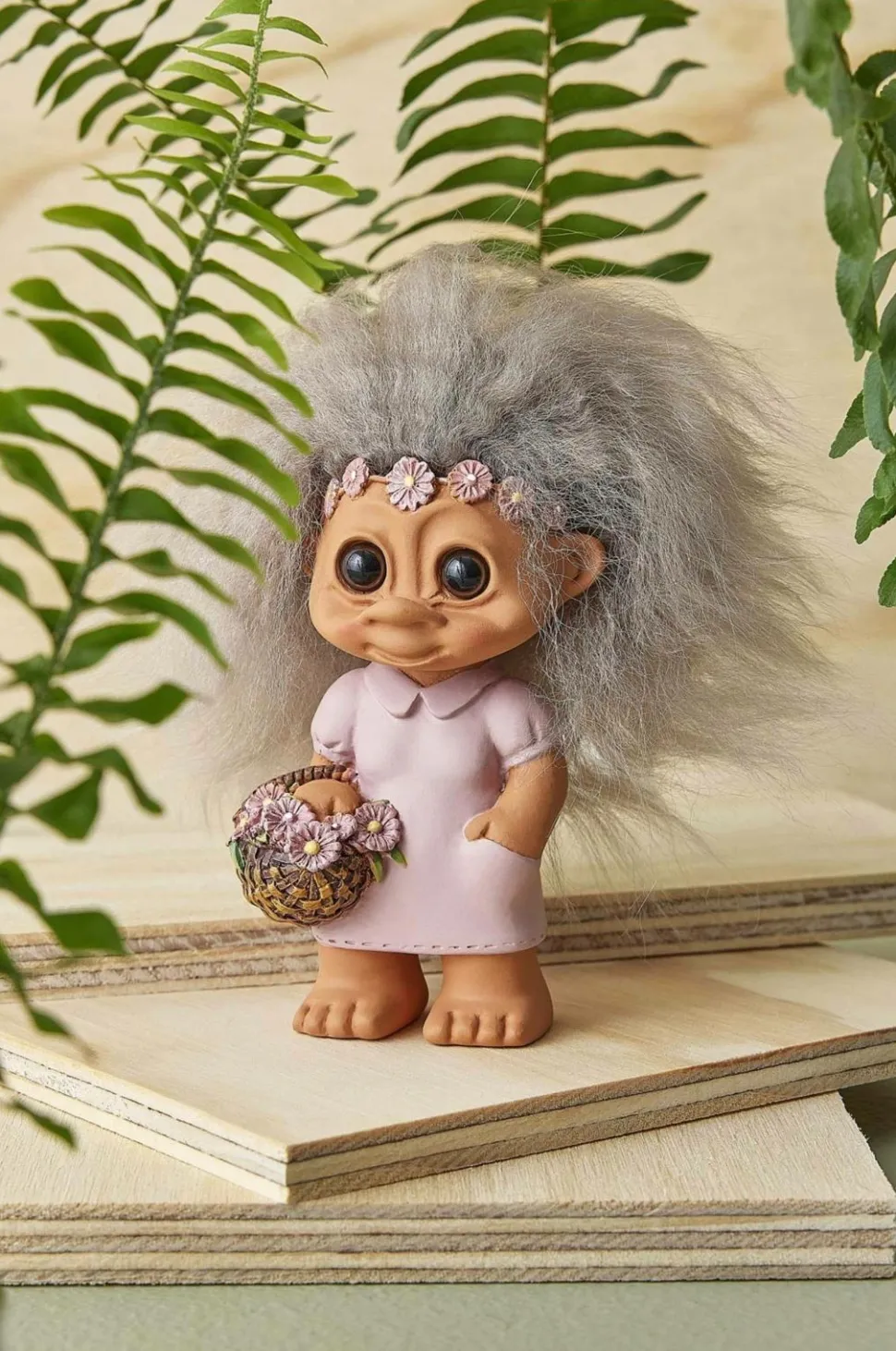 Spring Copenhagen Good Luck Troll Flower Girl 9 cm