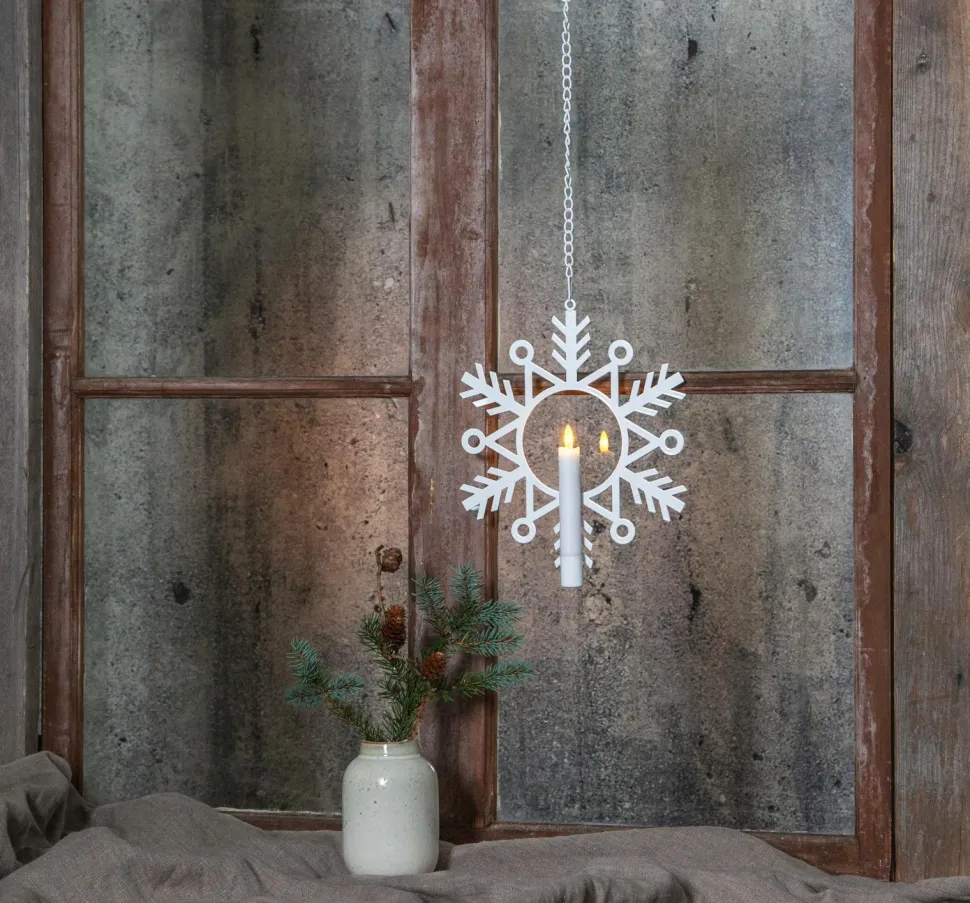Star Trading Indendørsdekoration Flamme Snow.