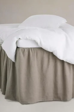 Staycation Sengekappe Calm i hør og bomuld, højde 60 cm