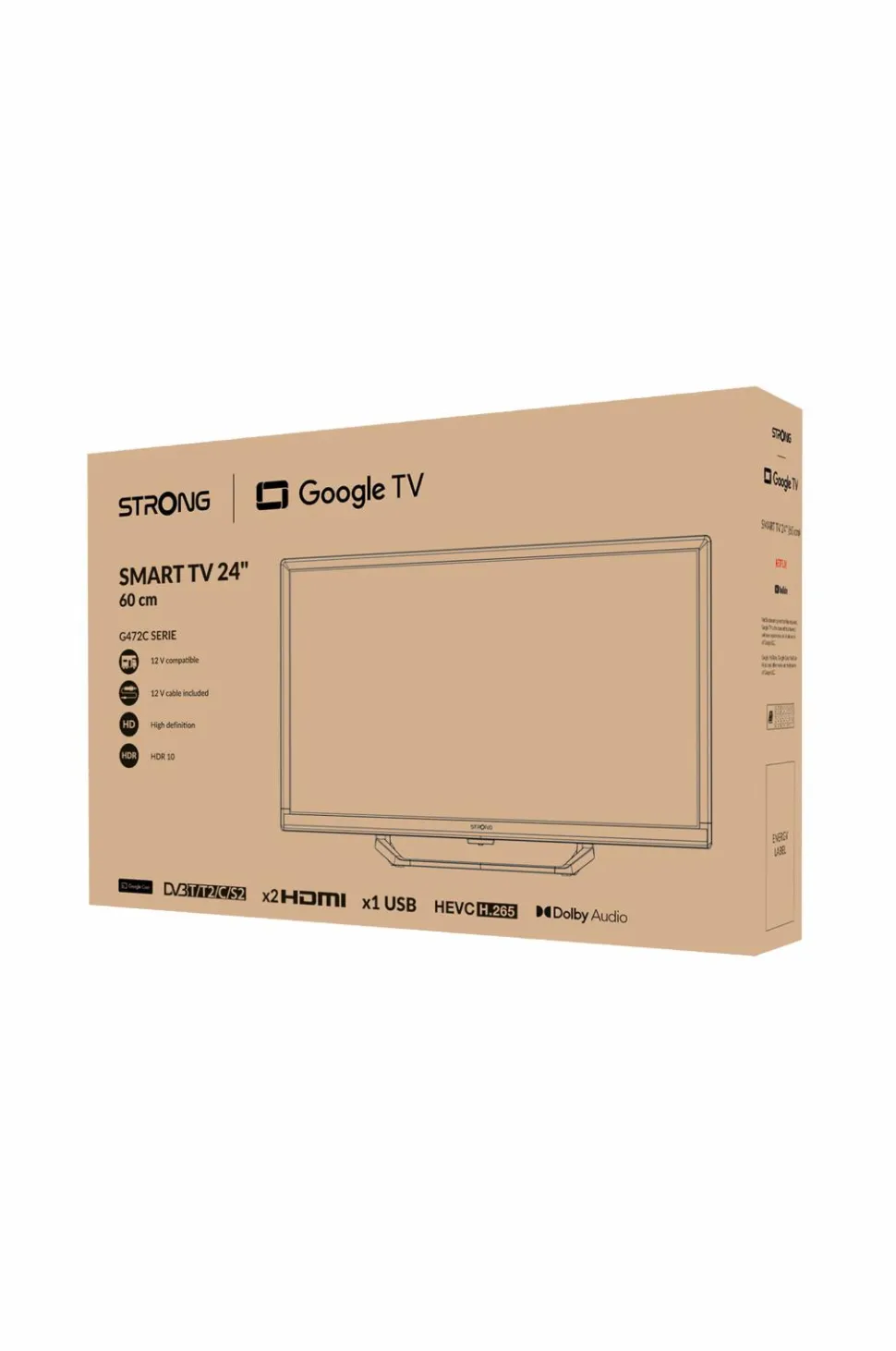 Strong Smart-tv 24 230/12volt Google TV Srt24hg4723c