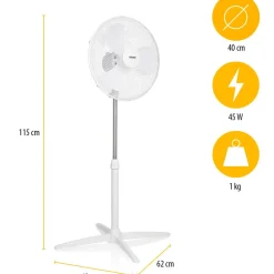 Tristar Gulvvifte Justerbar højde 85-115 cm