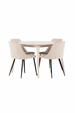 Venture Home Spisebord Flora med stol Night
