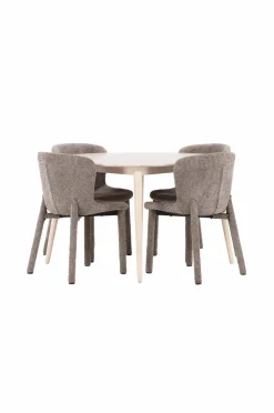 Venture Home Spisebord Flora med Astoria-stol