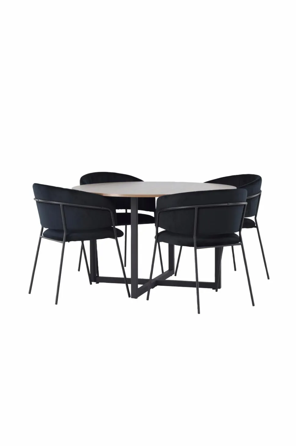 Venture Home Spisegruppe Durango med 4 stk. stole Selma