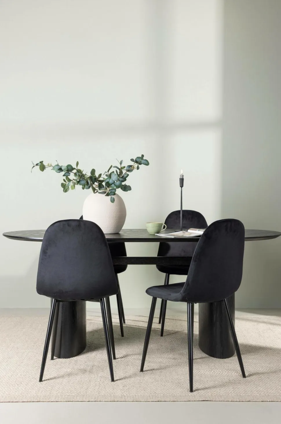 Venture Home Spisegruppe Isolde med 4 stole Polar