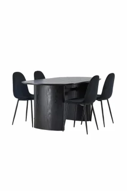 Venture Home Spisegruppe Isolde med 4 stole Polar