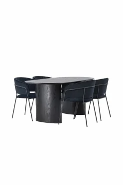 Venture Home Spisegruppe Isolde med 4 stole Selma