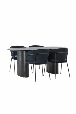 Venture Home Spisegruppe Isolde med 4 stole Selma