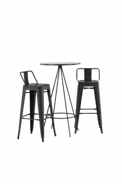 Venture Home Spisegruppe Bistro med 2 stk. stole Tempe