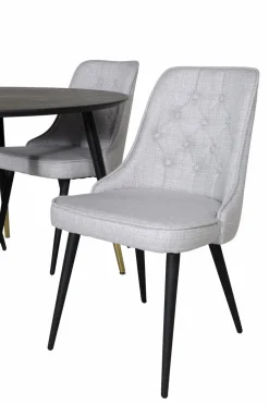 Venture Home Spisegruppe Dipp med 4 stk. stole Velvet Deluxe