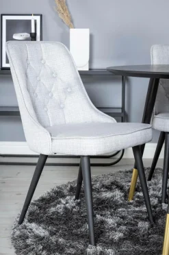 Venture Home Spisegruppe Dipp med 4 stk. stole Velvet Deluxe