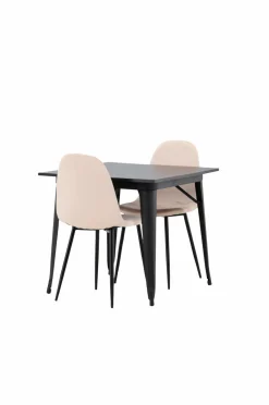 Venture Home Spisegruppe Tempe med 2 spisebordsstole Polar