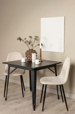 Venture Home Spisegruppe Tempe med 2 spisebordsstole Polar