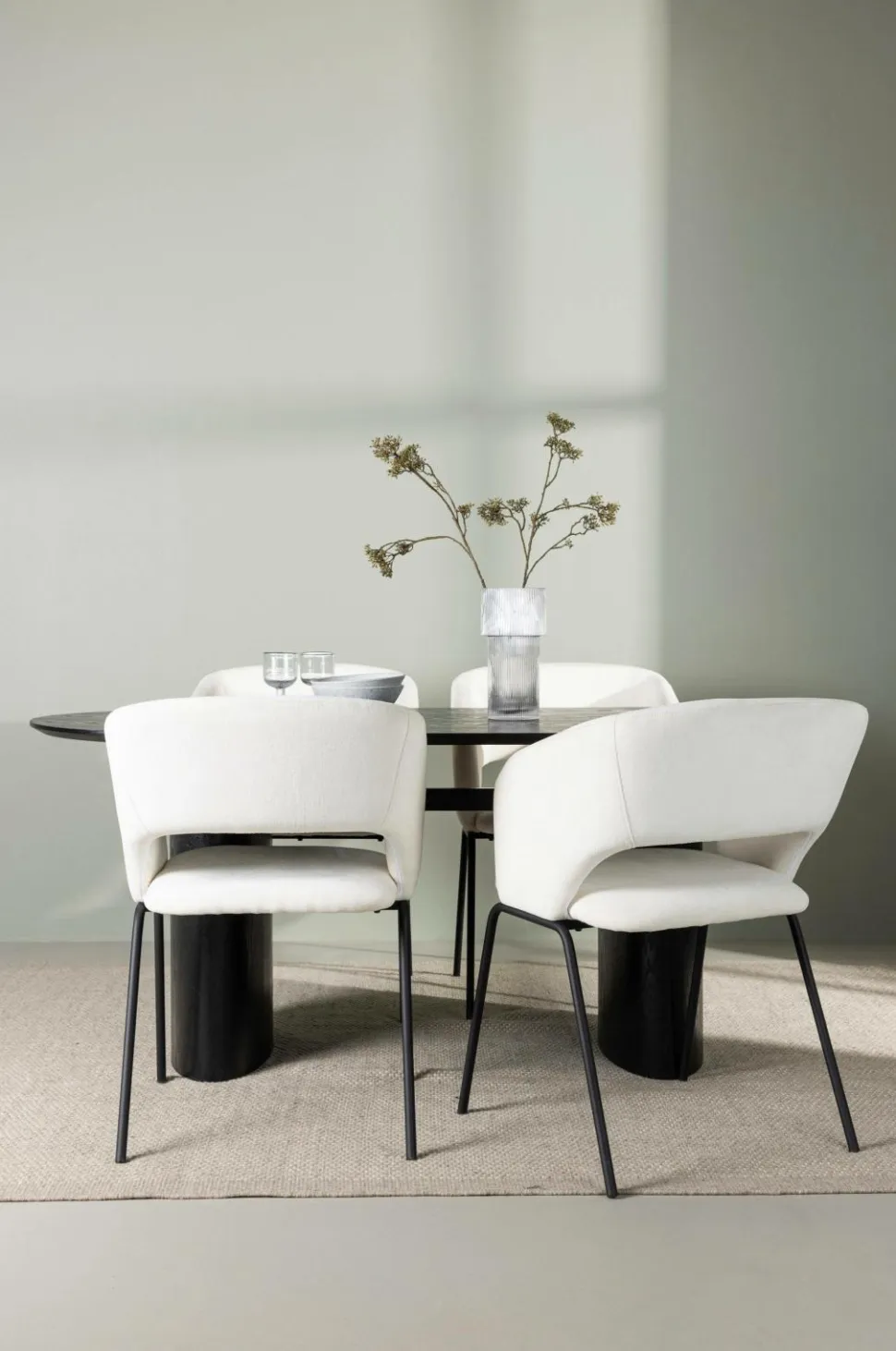 Venture Home Spisegruppe Isolde med 4 stk. stole Day