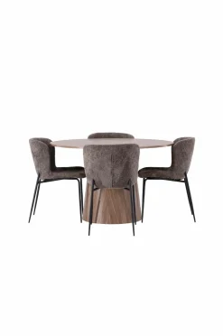 Venture Home Spisegruppe Lanzo med 4 stole Modesto