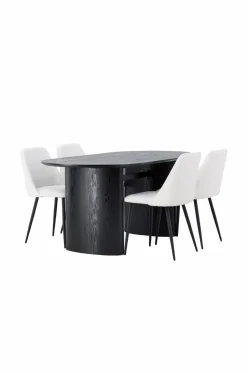 Venture Home Spisegruppe Isolde med 4 stk. stole Night