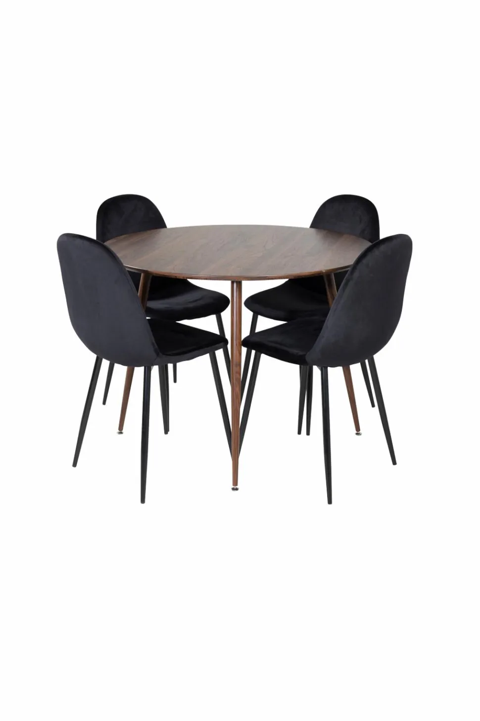 Venture Home Spisegruppe Plaza med 4 stole Polar