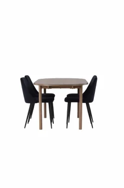 Venture Home Spisegruppe Andy med 4 stole Night