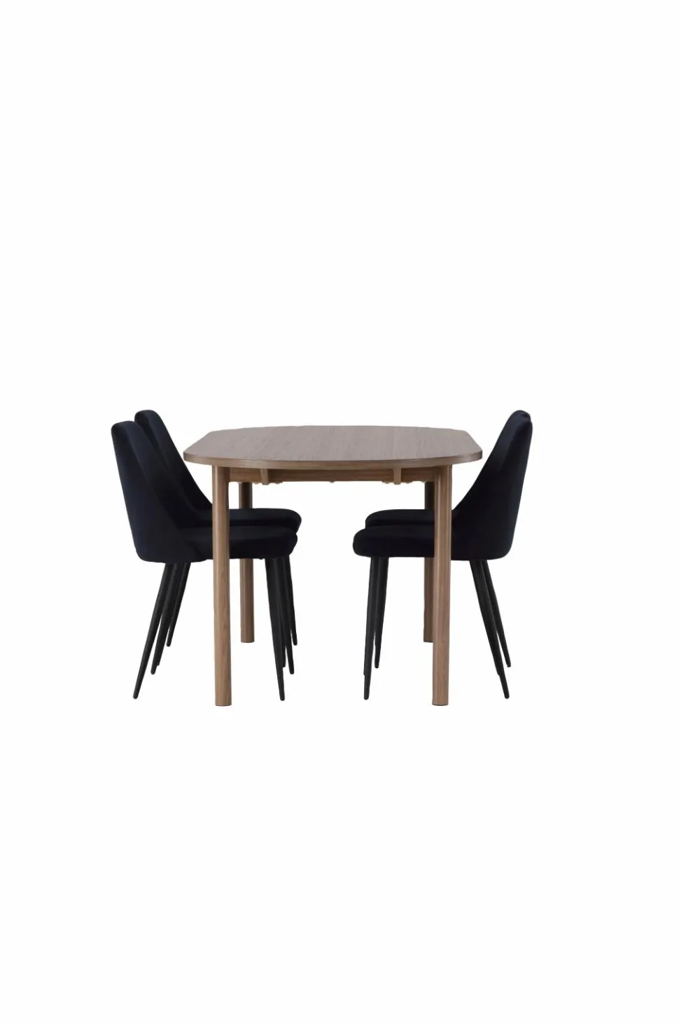 Venture Home Spisegruppe Andy med 4 stole Night