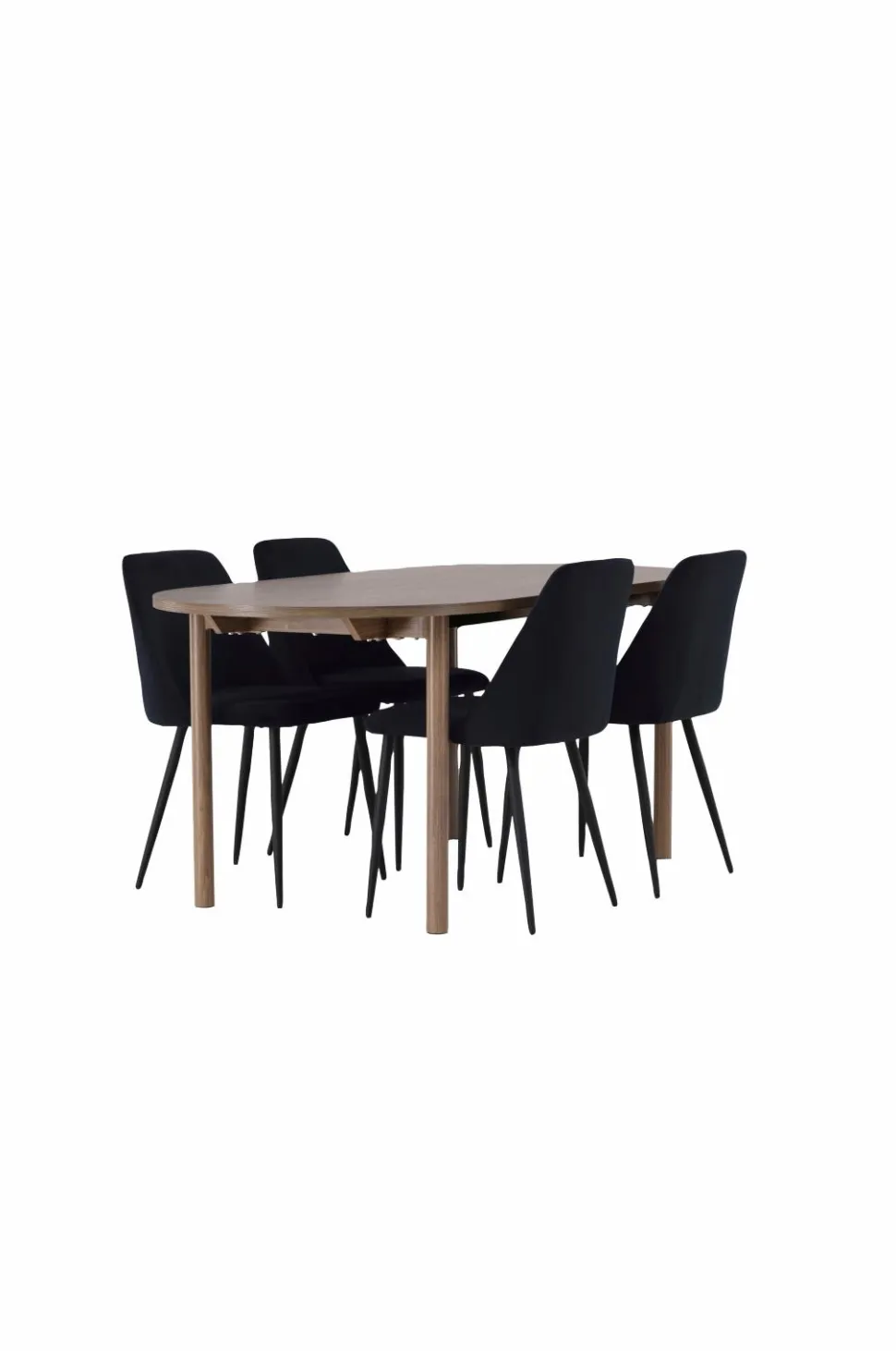 Venture Home Spisegruppe Andy med 4 stole Night
