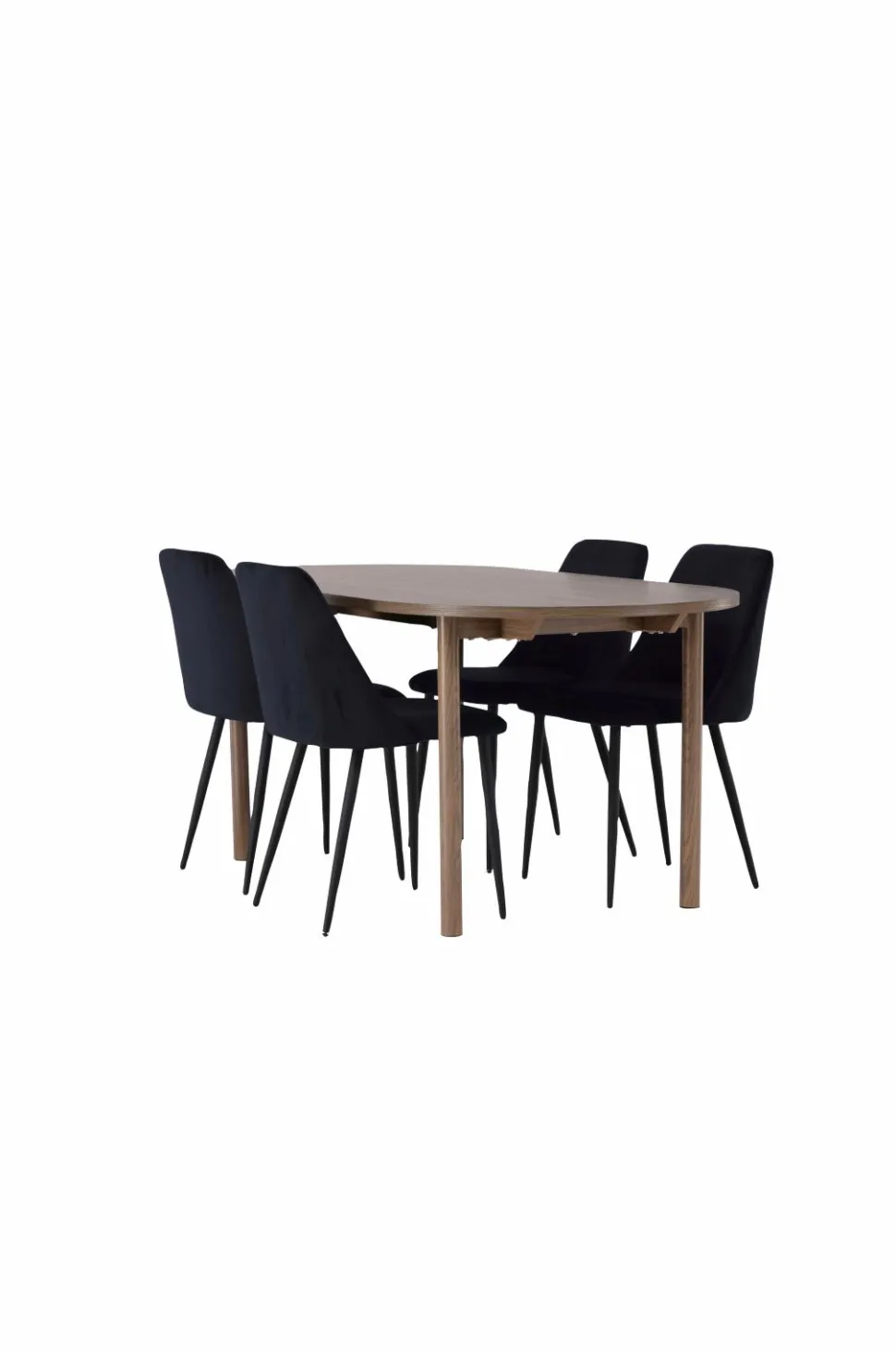 Venture Home Spisegruppe Andy med 4 stole Night