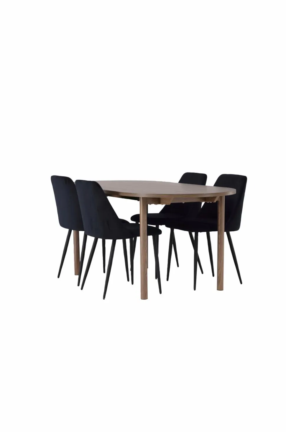 Venture Home Spisegruppe Andy med 4 stole Night