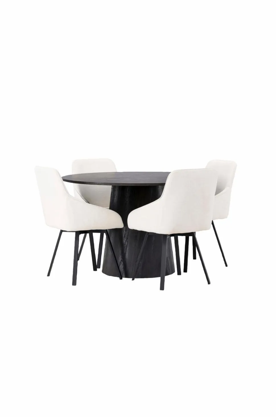 Venture Home Spisegruppe Lanzo med 4 stole Rosie