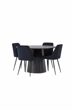 Venture Home Spisegruppe Lanzo med 4 stole Night