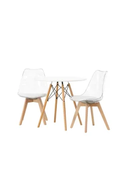 Venture Home Spisegruppe Danburi med 2 stk. stole Edvin
