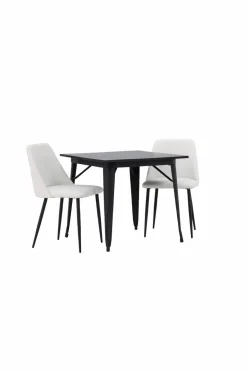 Venture Home Spisegruppe Tempe med 2 stole Night