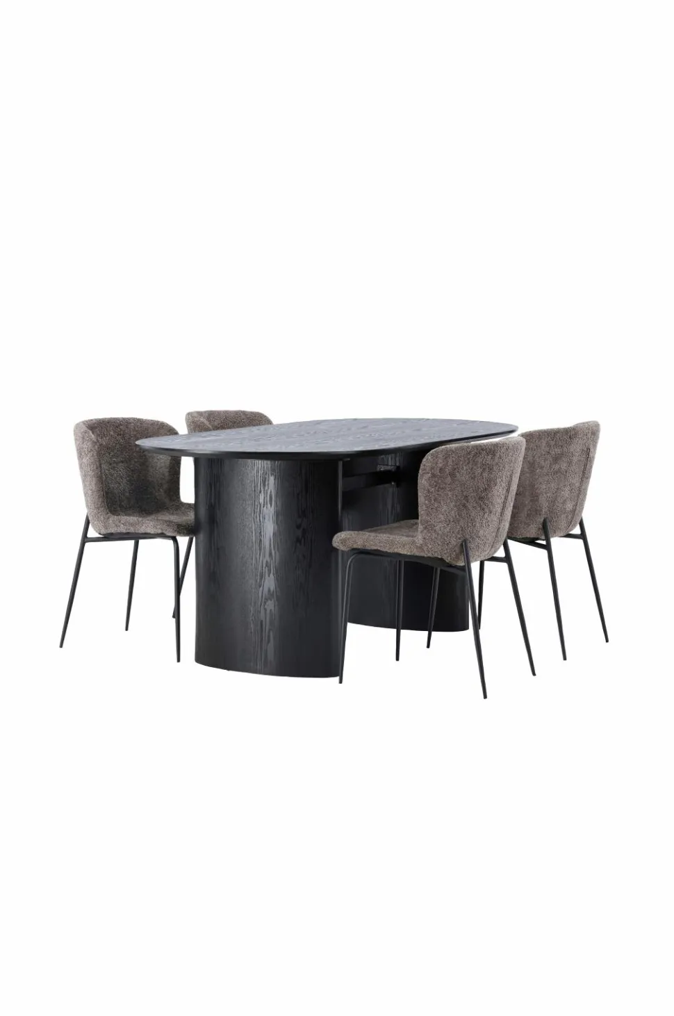 Venture Home Spisegruppe Isolde med 4 stk. stole Modesto