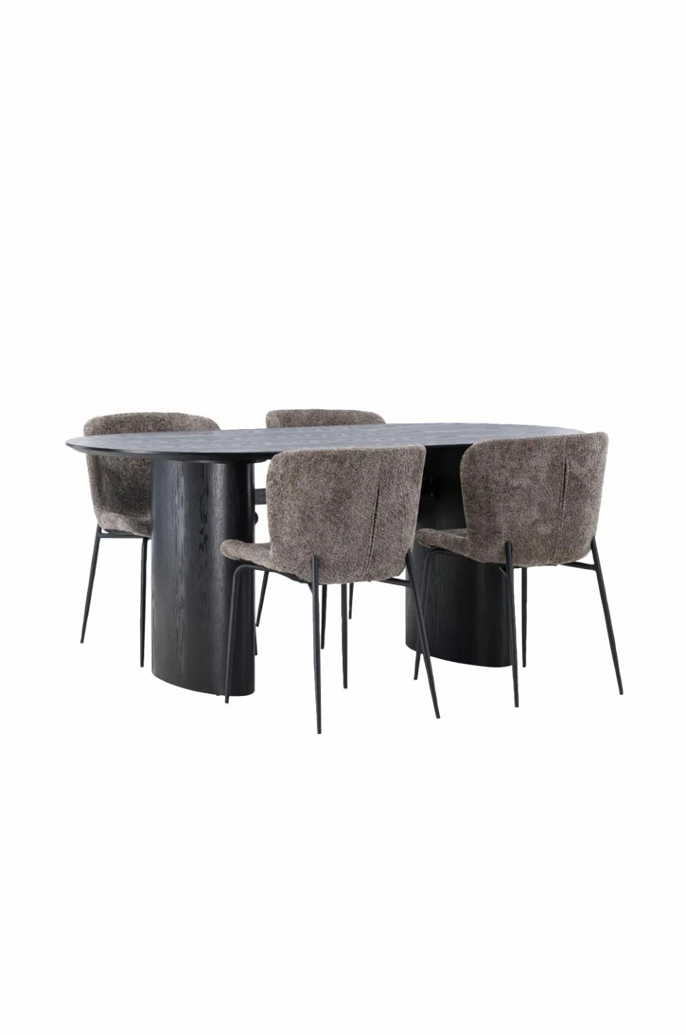 Venture Home Spisegruppe Isolde med 4 stk. stole Modesto