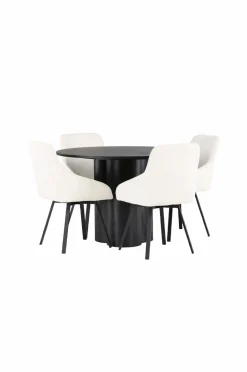 Venture Home Spisegruppe Olivia med 4 stole Rosie