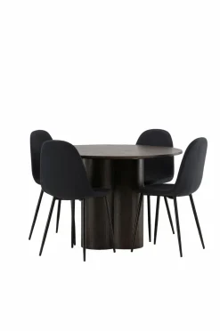 Venture Home Spisegruppe Olivia med 4 stole Polar