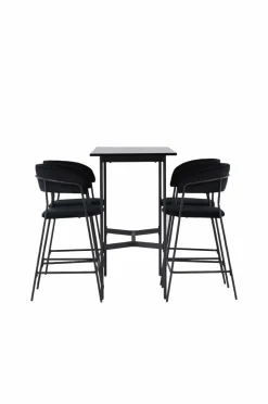 Venture Home Spisegruppe Rax med 4 stole Lui