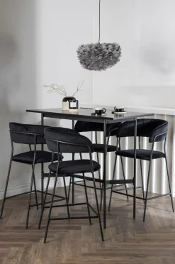 Venture Home Spisegruppe Rax med 4 stole Lui