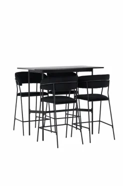 Venture Home Spisegruppe Rax med 4 stole Lui