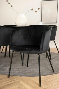 Venture Home Spisegruppe Dipp med 4 spisebordsstole Berit