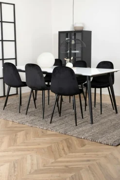 Venture Home Spisegruppe Jimmy med 6 spisebordsstole Polar