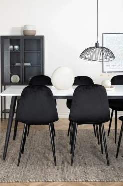 Venture Home Spisegruppe Jimmy med 6 spisebordsstole Polar