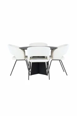 Venture Home Spisegruppe Bootcut med 4 stk. stole Day