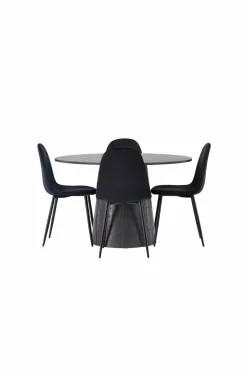 Venture Home Spisegruppe Lanzo med 4 stole Polar
