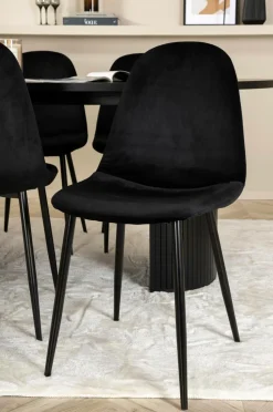 Venture Home Spisegruppe Bianca med 6 spisebordsstole Polar
