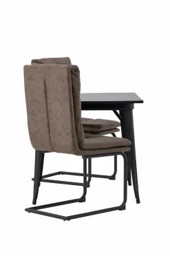 Venture Home Spisegruppe Tempe med 2 stole Zizo