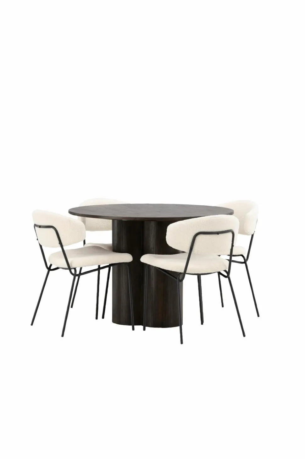 Venture Home Spisegruppe Olivia med 4 stole Chico