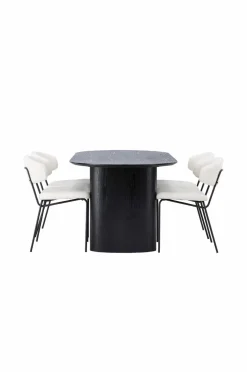 Venture Home Spisegruppe Isolde med 4 stk. stole Chico