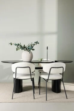 Venture Home Spisegruppe Isolde med 4 stk. stole Chico