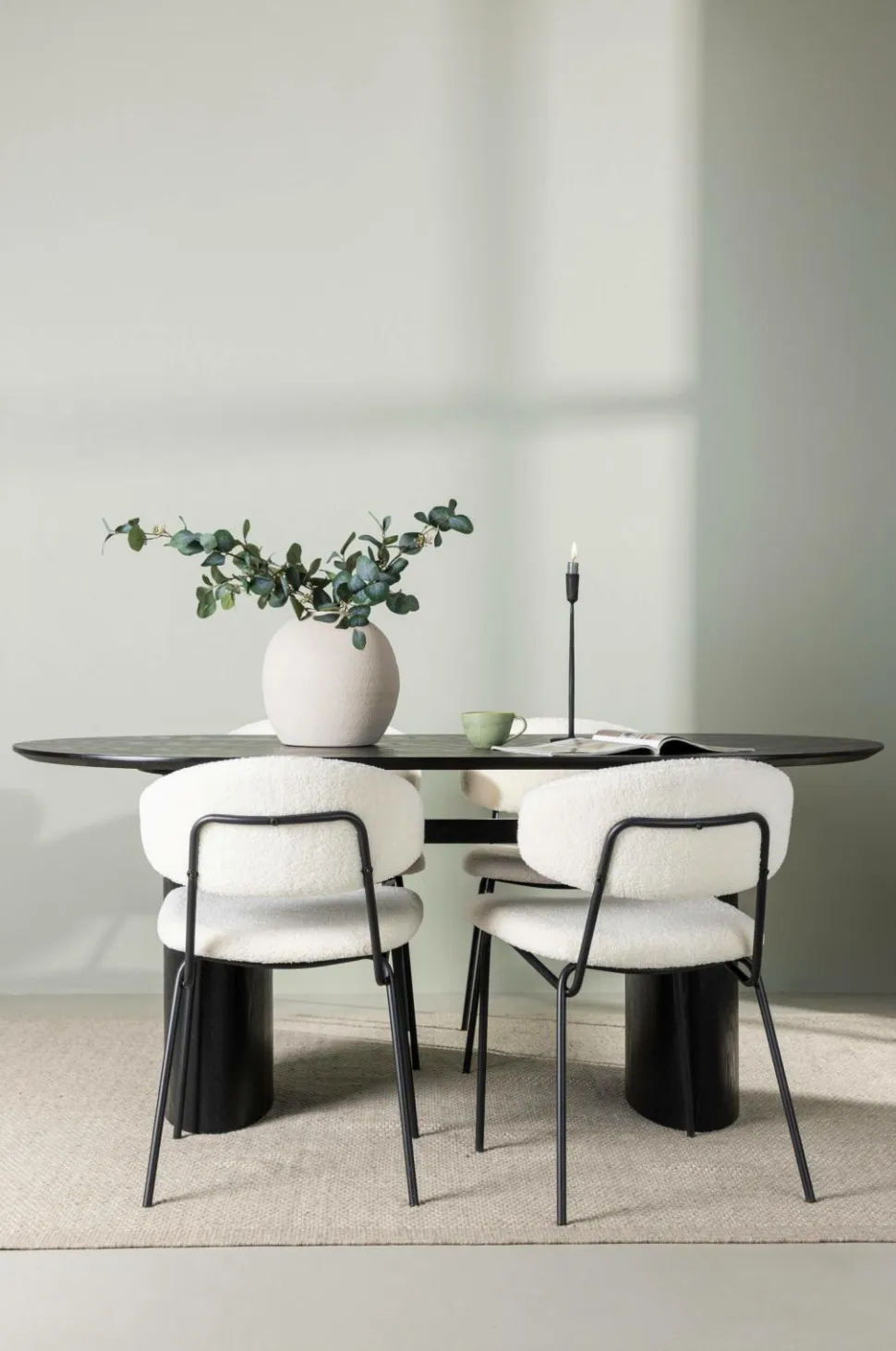 Venture Home Spisegruppe Isolde med 4 stk. stole Chico