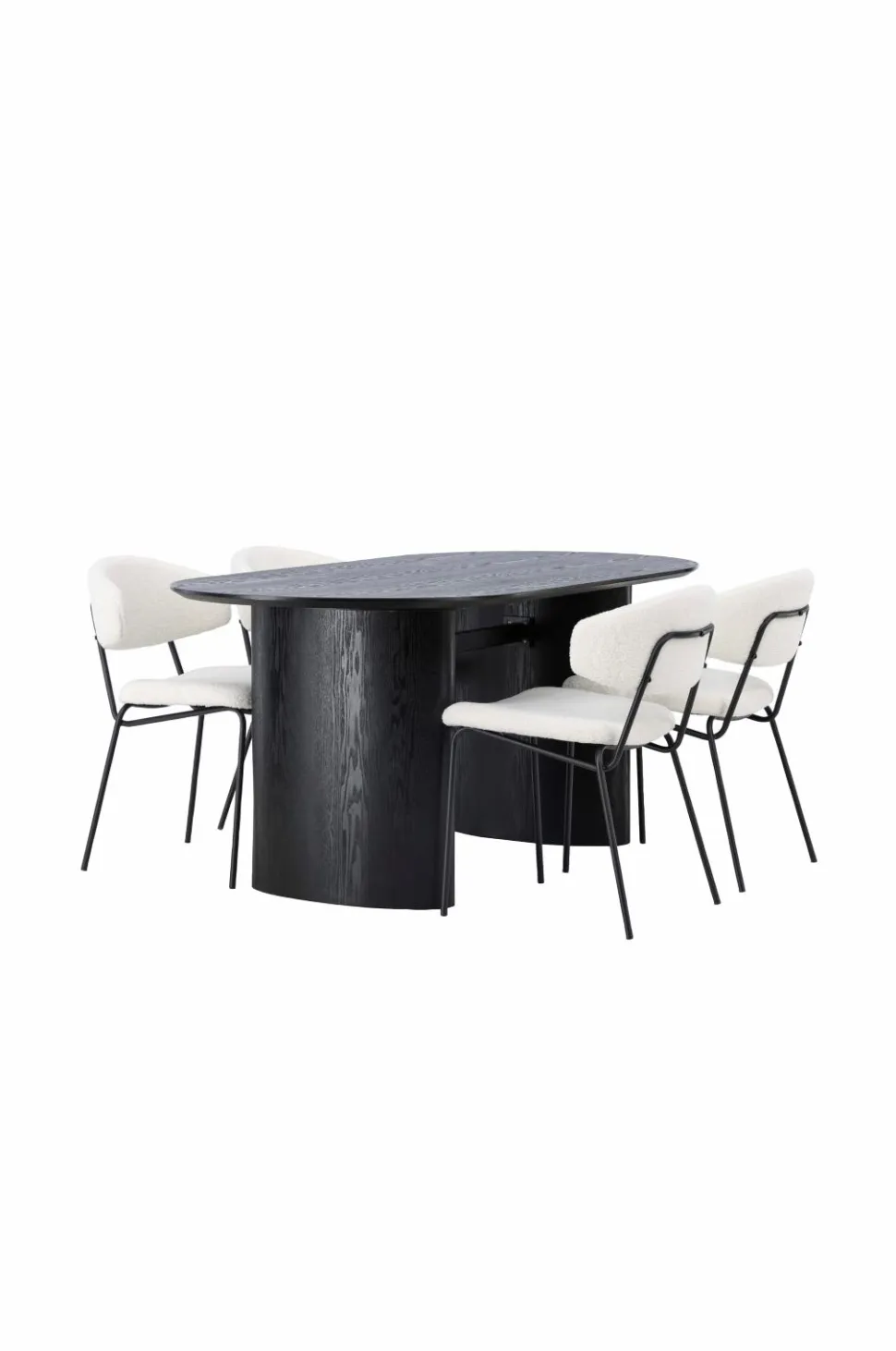 Venture Home Spisegruppe Isolde med 4 stk. stole Chico