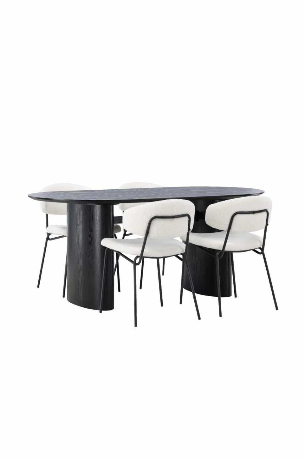 Venture Home Spisegruppe Isolde med 4 stk. stole Chico